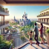 ディズニーランドホテルのパークグランドビュー5階の眺望とおすすめポイント