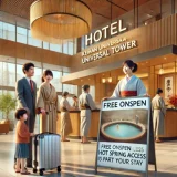 ホテル京阪ユニバーサルタワーの温泉が無料の条件と特典と注意点