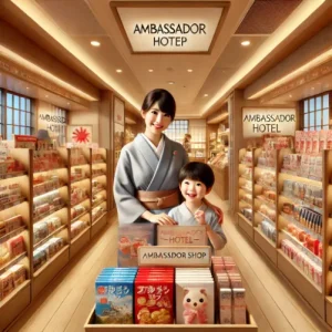 アンバサダーホテルの売店の営業時間と品揃えや買える限定グッズと便利な活用法