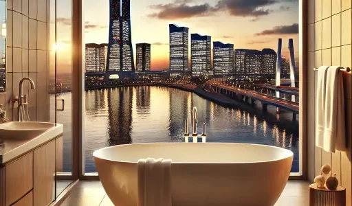三井ガーデンホテル横浜みなとみらいプレミアのお風呂からの絶景と快適設備