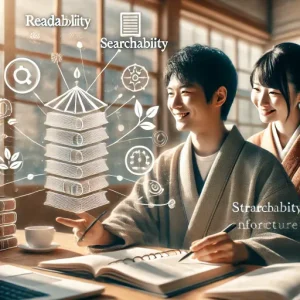 構成の型：読みやすさと検索性の両立