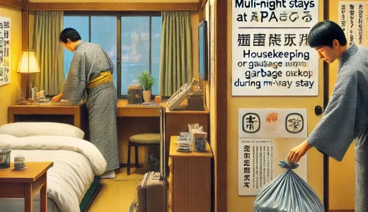 アパホテルで連泊のゴミの正しい捨て方と清掃時間の基本ルール