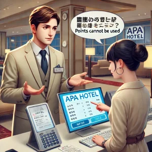 アパホテルのポイント宿泊が充当できない原因と正しい使い方