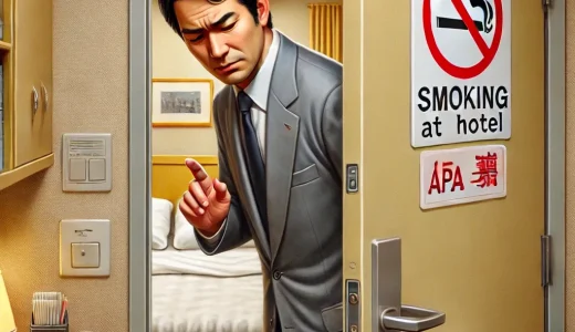 アパホテルの喫煙ルームの臭いは本当？実体験と対処法を解説