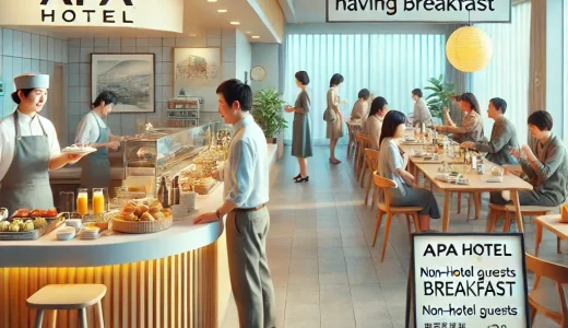 アパホテルの朝食を宿泊者以外でも利用できる条件と料金やおすすめメニュー