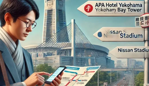 アパホテル横浜ベイタワーから日産スタジアムまでの全アクセスまとめ
